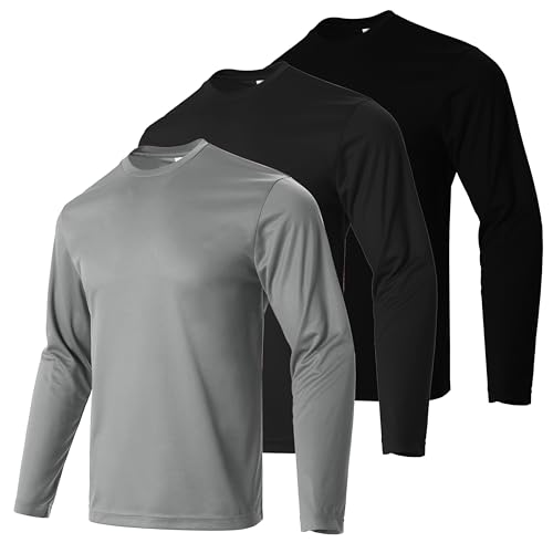 Amazon.com: Gary Com Men Long Sleeve T-Shirts Pack Quick Dry